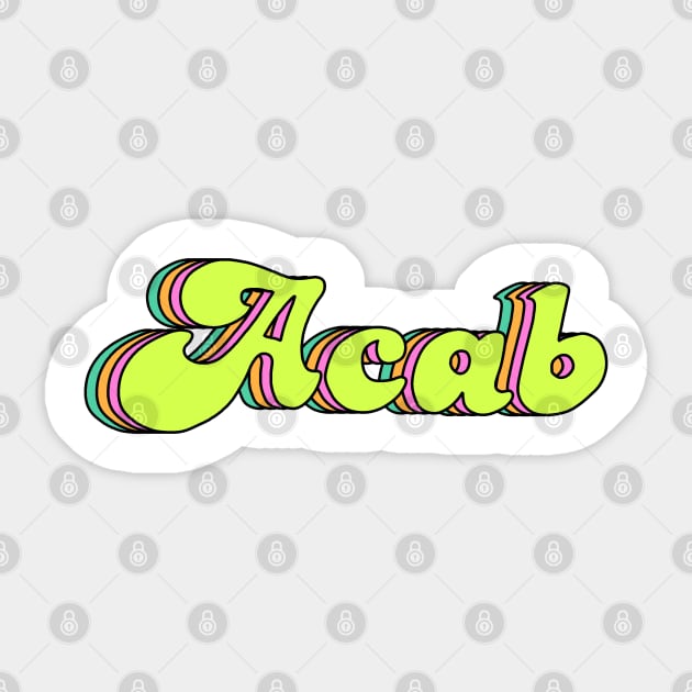 ACAB Sticker by valentinahramov